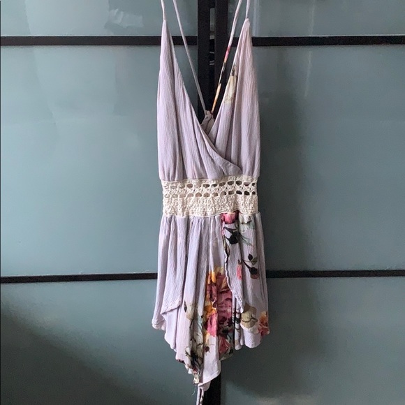 Pants - Agaci Floral Romper